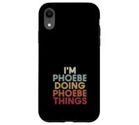 Phoebe Name Phoebe Personalized Name First Given Coque pour iPhone XR
