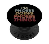 Phoebe Name Phoebe Personalized Name First Given PopSockets PopGrip Adhésif