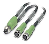 Phoenix 1458664 Câble capteur/actionneur sac-3p-m8y/2x0,3pur/m8fs