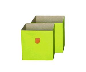 Phönix 817301GR dans boîte de Rangement stor'it pour étagère Caro Lot de 34 x 34 x 34 cm (Vert Kiwi)