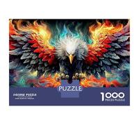 Phoenix Aigle Puzzle 1000 Pièces Adultes Et Enfants Dès 14 Ans Phoenix Cosmic Fire Pièces Parfaitement Assorties Jeu Éducatif Challenge Toy Détente & Relaxation 38x26cm/1000pcs