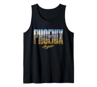 Phoenix Arizona City State Pride Design Vintage Débardeur