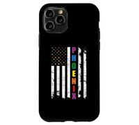Phoenix Arizona LGBTQ Gay Pride Month American Flag Rainbow Coque pour iPhone 11 Pro