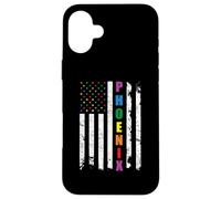 Phoenix Arizona LGBTQ Gay Pride Month American Flag Rainbow Coque pour iPhone 16 Plus