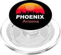 Phoenix Arizona Vintage Sunset Retro City State USA PopSockets PopGrip pour MagSafe