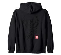 Phoenix Art Japonais Mythique Oiseau Renaissance Force Culture Sweat à Capuche