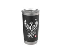 Phoenix Art japonais oiseau mythique Gobelet isotherme en acier inoxydable double paroi