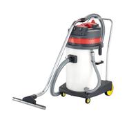 PHOENIX - Aspirateur Eau et poussière 60L, Aspirateur Chantier Puissant 2000W - réservoir PLASTIQUE - Accessoires Inclus câble 7m - 2 Moteur