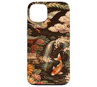 Phoenix Bird Reborn Firebird et Koi Boho Floral Coque pour iPhone 13