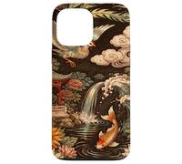Phoenix Bird Reborn Firebird et Koi Boho Floral Coque pour iPhone 13 Pro Max