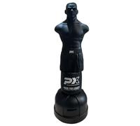 PHOENIX Budosport PX Box Figurine factice KICKFIGHT Black env. 180 cm - Mannequin de boxe avec torse, pied à remplir jusqu'à environ 100 kg, pour boxe, kickboxing, MMA et autodéfense
