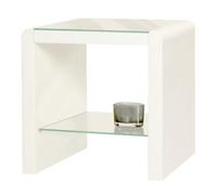 Phoenix Chevet Atlanta Table d'appoint en Bois Blanc, 42,7 x 42,7 x 35 cm