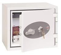 PHOENIX coffre-fort pour documents TITAN FS1281K, blanc de