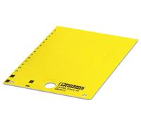 Phoenix Contact 0803813 US-EML (15X9) YE Etiquette 9 x 15 mm Nombre d'étiquettes: 84