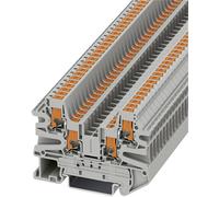 Phoenix Contact 1078999 Borne de passage 5.2 mm Push-In gris 50 pc(s)