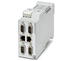Phoenix Contact 1105710 GW PN/MODBUS 2E/4DB9 Convertisseur d'interface RJ-45, D-SUB9 1 pc(s)