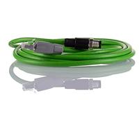 Phoenix Contact 1403496 M12 / RJ45 Câble réseau, câble patch CAT 5, CAT 5e SF/UTP 3.00 m vert ignifuge 1 pc(s)