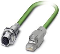 Phoenix Contact 1404367 M12 / RJ45 Câble réseau, câble patch CAT 5e SF/UTP 0.50 m vert 1 pc(s)