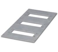 Phoenix Contact 1415242 Plaque de module Platine d'adaptation acier inoxydable, NBR gris-argent 1 pc(s)