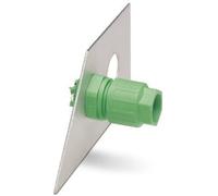 Phoenix Contact 1641471 Connecteur à usage intensif Traversée de paroi Nombre total de pôles: 4 Série (connecteur rond): QUICKON 10 pc(s)