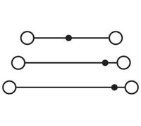 Phoenix Contact 3002389 Bloc de jonction à 3 étages 5.2 mm raccord à vis bleu 50 pc(s)