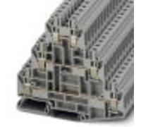 Phoenix Contact 3046703 Bloc de jonction à 3 étages 8.2 mm raccord à vis gris 50 pc(s)