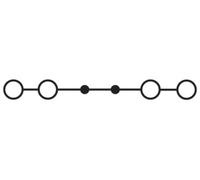 Phoenix Contact 3048823 Borne de passage 6.2 mm raccord à vis gris 50 pc(s)