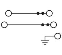 Phoenix Contact 3076040 Bloc de jonction pour conducteur de protection d'installation 8.2 mm raccord à vis gris 50 pc(s)
