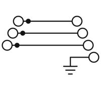 Phoenix Contact 3210442 Bloc de jonction pour moteur Push-In gris 50 pc(s)