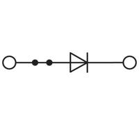 Phoenix Contact 3212112 Bloc de jonction pour composants Push-In gris 50 pc(s)