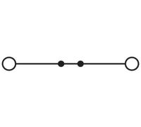 Phoenix Contact 3212146 Borne de passage 12.2 mm ressort de traction rouge 50 pc(s)