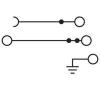 Phoenix Contact 3213941 Bloc de jonction pour conducteur de protection dinstallation 5.2 mm Raccordement à ressort Push-Lock gris 50 pc(s)