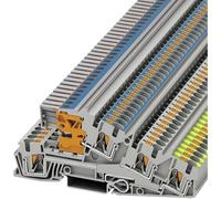 Phoenix Contact 3214047 Borne de protection à 3 étages 6.2 mm ressort de traction gris 50 pc(s)