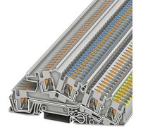 Phoenix - Borne Terre pour distribution push-in Pti 4-PE/L/N