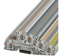 Phoenix - Borne Terre pour distribution push-in Pti 4-PE/L/N