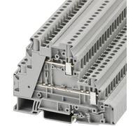 Phoenix Contact 3214362 Bloc de jonction traversant à 3 étages 6.2 mm raccord à vis gris 50 pc(s)