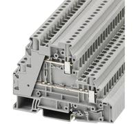 Phoenix Contact 3214362 Bloc de jonction traversant à 3 étages 6.2 mm raccord à vis gris 50 pc(s)