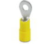 Phoenix Contact 3240027 Cosse à oeillet Section max.=6 mm² Ø du trou=4.30 mm partiellement isolé jaune 50 pc(s)