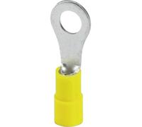 Phoenix Contact 3240029 Cosse à oeillet Section max.=6 mm² Ø du trou=6.50 mm partiellement isolé jaune 25 pc(s)