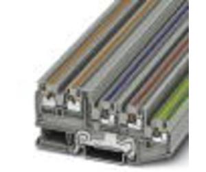 Phoenix Contact 3244465 Bloc de jonction pour capteurs / actionneurs 3.5 mm Raccordement à ressort Push-Lock gris 50 pc(s)