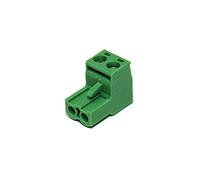 PHOENIX CONTACT Bloc de Bornes 2,5/ 2-ST-5,08 1757019 Barrette de pression amovible 5,08mm pistes: 2 dr Vert Vis Plastique Montage PCB 2 amps 2.5E+2 volts TERMINAL_BLOCK