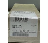 Phoenix Contact boite de 50 Blocs de jonction simple - UT 2,5 YE - 3045059