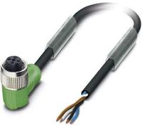 Phoenix Contact Câble pour capteurs/actionneurs M12 (90°) prise femelle ouverte 3.00 m (SAC-4P- 3,0-PUR/M12FR)