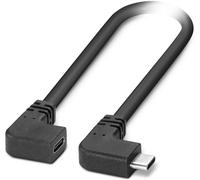 Phoenix Contact Câble USB USB-C® femelle, USB-C® mâle 2.00 m câble de sortie coudé 1665797