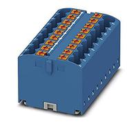Phoenix Contact CONTACT PTFIX Bloc de distribution 18 x 2,5 BU Borne de base 450 V 24 A Nombre de connecteurs 18 Section 0,14 mm²-4 mm² AWG 26-12 Largeur 46,9 mm Hauteur 21,7 mm Bleu 1 pièce