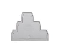 Phoenix Contact Couvercles de finition D-UT 2.5-3L Gris 90 x 2,2 x 69,8 mm Lot de 50
