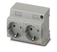 Prise double Phoenix Contact EO-CF/PT/LED/DUO 804049 1 pc(s)