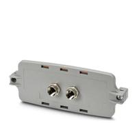 Phoenix Contact ECS-P-122X169-S-UV-2M12 GY 1050379 Face avant (L x l x H) 62 x 163 x 30 mm PC gris 5 pc(s)