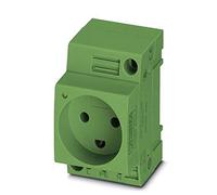 PHOENIX CONTACT EO-K/UT/LED/GN Lot de 5 prises double face à visser Vert 73,440 g