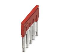 PHOENIX CONTACT FBS 5-10 Lot de 10 cavaliers enfichables 10,2 mm Nombre de pôles Rouge